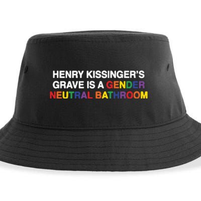 Henry Kissinger’S Grave Is A Gender Neutral Bathroom Sustainable Bucket Hat