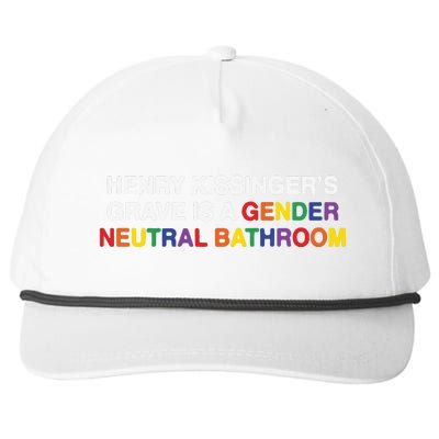 Henry Kissinger’S Grave Is A Gender Neutral Bathroom Snapback Five-Panel Rope Hat