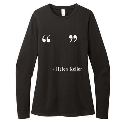 Helen Keller Womens CVC Long Sleeve Shirt