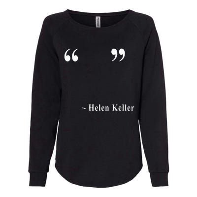 Helen Keller Womens California Wash Sweatshirt