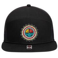 Hopi Kachina 7 Panel Mesh Trucker Snapback Hat
