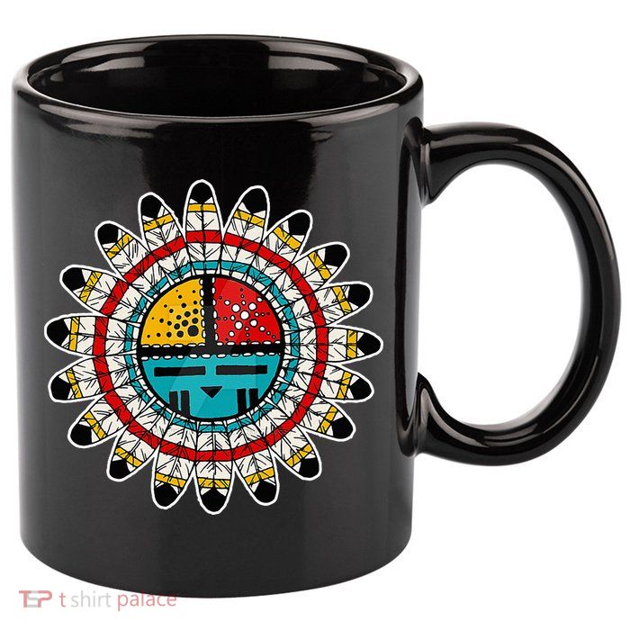 Hopi Kachina 11oz C Handle Ceramic Mug