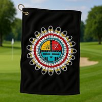 Hopi Kachina Golf Towel