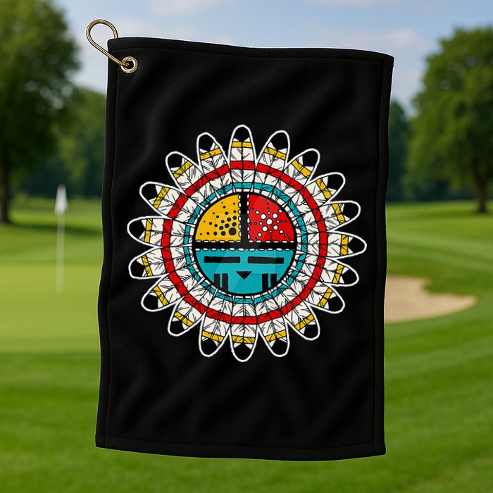 Hopi Kachina Golf Towel