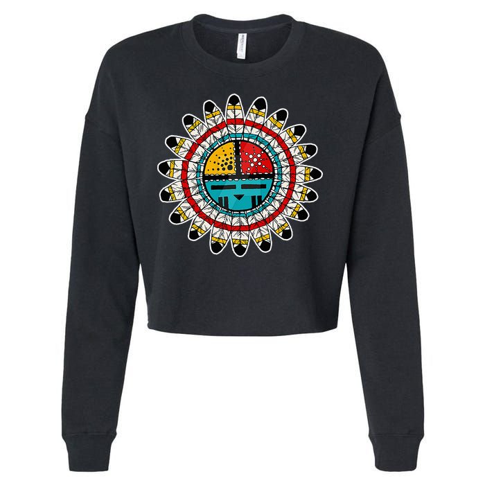 Hopi Kachina Cropped Pullover Crew