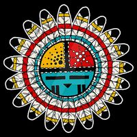 Hopi Kachina Cropped Pullover Crew