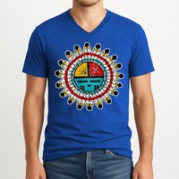 Hopi Kachina V-Neck T-Shirt