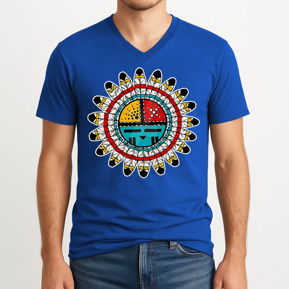 Hopi Kachina V-Neck T-Shirt