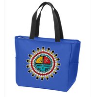 Hopi Kachina Zip Tote Bag