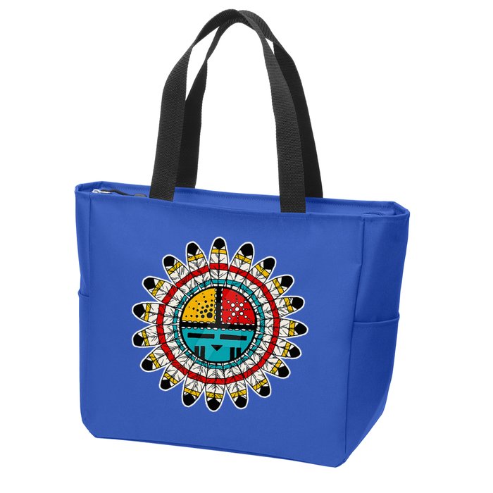 Hopi Kachina Zip Tote Bag