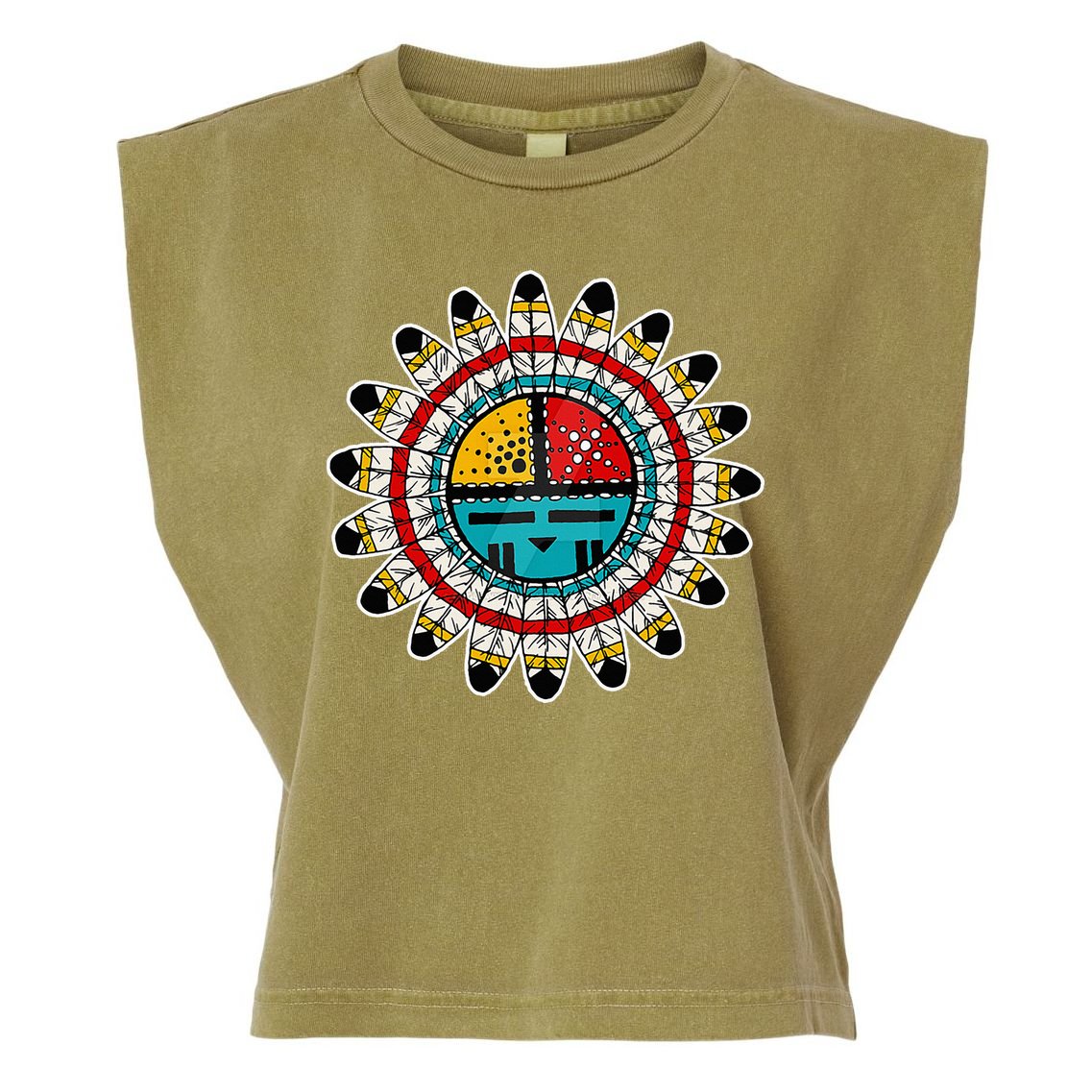 Hopi Kachina Garment-Dyed Women's Muscle Tee