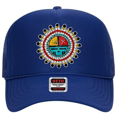 Hopi Kachina High Crown Mesh Back Trucker Hat