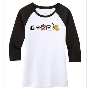 Halloween Killers Horror Movie Scary Gamer Game Lover Women's Tri-Blend 3/4-Sleeve Raglan Shirt