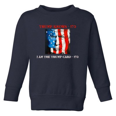 He Knows Toddler Sweatshirt