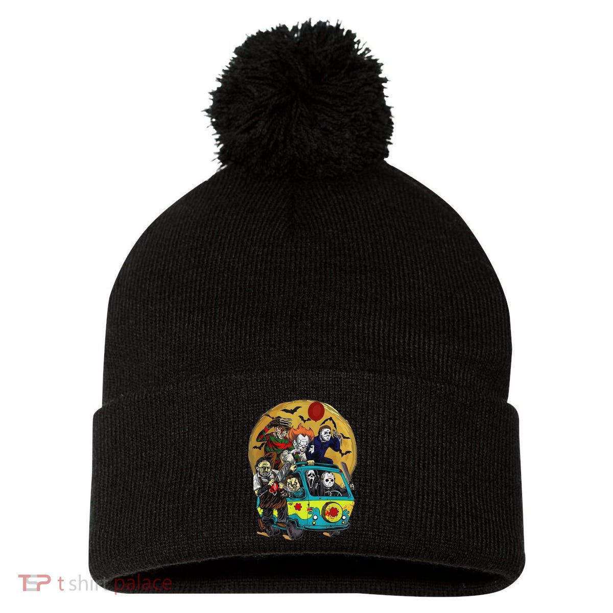Halloween Killers Horror Movie Horror Characters Halloween Pom Pom 12in Knit Beanie