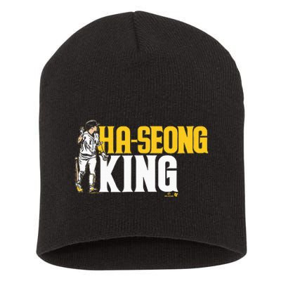 Haseong Kim Haseong King San Diego Basebal Short Acrylic Beanie