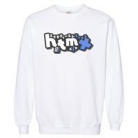 Htmx Katakana Garment-Dyed Sweatshirt