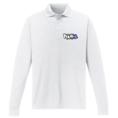 Htmx Katakana Performance Long Sleeve Polo