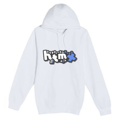 Htmx Katakana Premium Pullover Hoodie