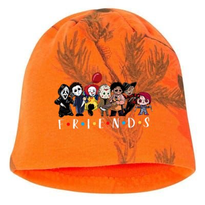 Halloween Killers Horror Movie Horror Characters Friends Kati - Camo Knit Beanie