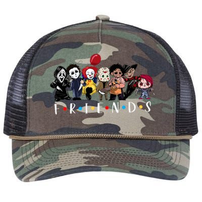 Halloween Killers Horror Movie Horror Characters Friends Retro Rope Trucker Hat Cap