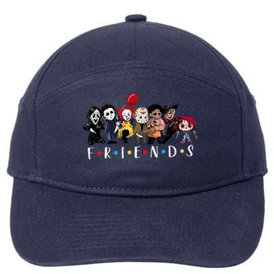 Halloween Killers Horror Movie Horror Characters Friends 7-Panel Snapback Hat