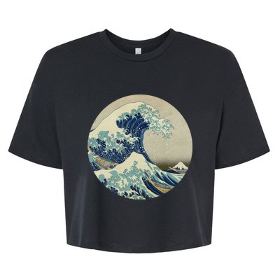 Hokusai Kaiju Bella+Canvas Jersey Crop Tee