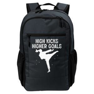 High Kicks Higher Goals Taekwondo Martial Arts Tkd Gift Daily Commute Backpack