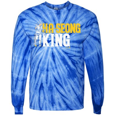 Haseong Kim Haseong King San Diego Baseball Tie-Dye Long Sleeve Shirt