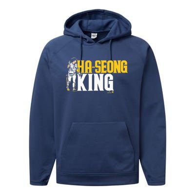 Haseong Kim Haseong King San Diego Baseball Performance Fleece Hoodie