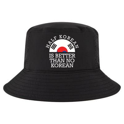 Half Korean Is Better Than No Korean Korea Flag Hanguk Cool Comfort Performance Bucket Hat