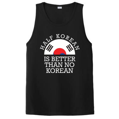 Half Korean Is Better Than No Korean Korea Flag Hanguk PosiCharge Competitor Tank