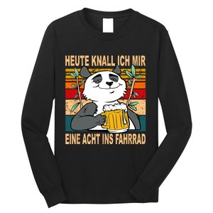 Heute Knalle Ich Mir Eine Echt Ins Fahrrad Drinking Saying Fun Long Sleeve Shirt