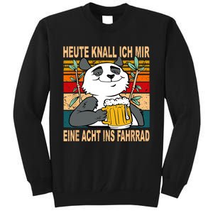 Heute Knalle Ich Mir Eine Echt Ins Fahrrad Drinking Saying Fun Tall Sweatshirt