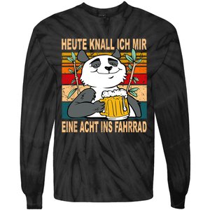 Heute Knalle Ich Mir Eine Echt Ins Fahrrad Drinking Saying Fun Tie-Dye Long Sleeve Shirt