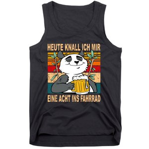 Heute Knalle Ich Mir Eine Echt Ins Fahrrad Drinking Saying Fun Tank Top