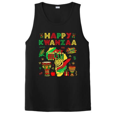 Happy Kwanzaa Kinara Set Mazao African American Christmas PosiCharge Competitor Tank