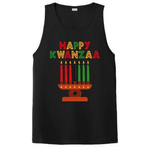 Happy Kwanzaa Kinara Seven Candles African American PosiCharge Competitor Tank