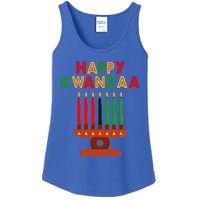 Happy Kwanzaa Kinara Seven Candles African American Ladies Essential Tank