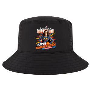 Happy Kamalaween Kamala Harris Halloween Cat Ladies Witches Cool Comfort Performance Bucket Hat