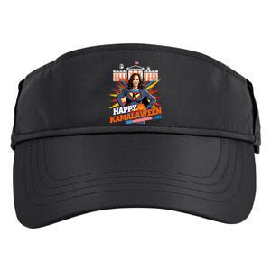 Happy Kamalaween Kamala Harris Halloween Cat Ladies Witches Adult Drive Performance Visor