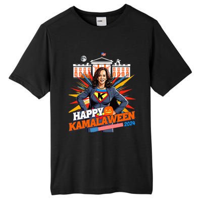 Happy Kamalaween Kamala Harris Halloween Cat Ladies Witches Tall Fusion ChromaSoft Performance T-Shirt