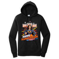 Happy Kamalaween Kamala Harris Halloween Cat Ladies Witches Women's Pullover Hoodie