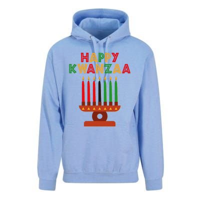 Happy Kwanzaa Kinara Seven Candles African American Unisex Surf Hoodie