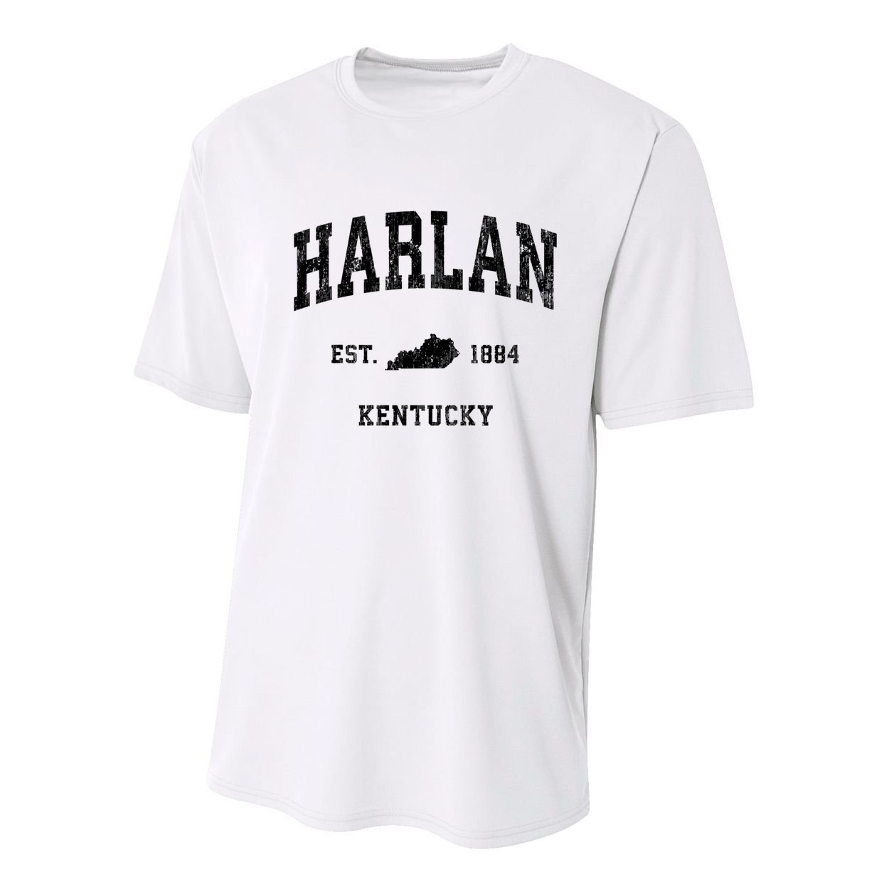 Harlan Kentucky Ky Vintage Established Athletic Sports Design Youth Performance Sprint T-Shirt
