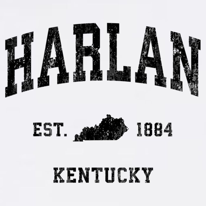 Harlan Kentucky Ky Vintage Established Athletic Sports Design Baby Bodysuit