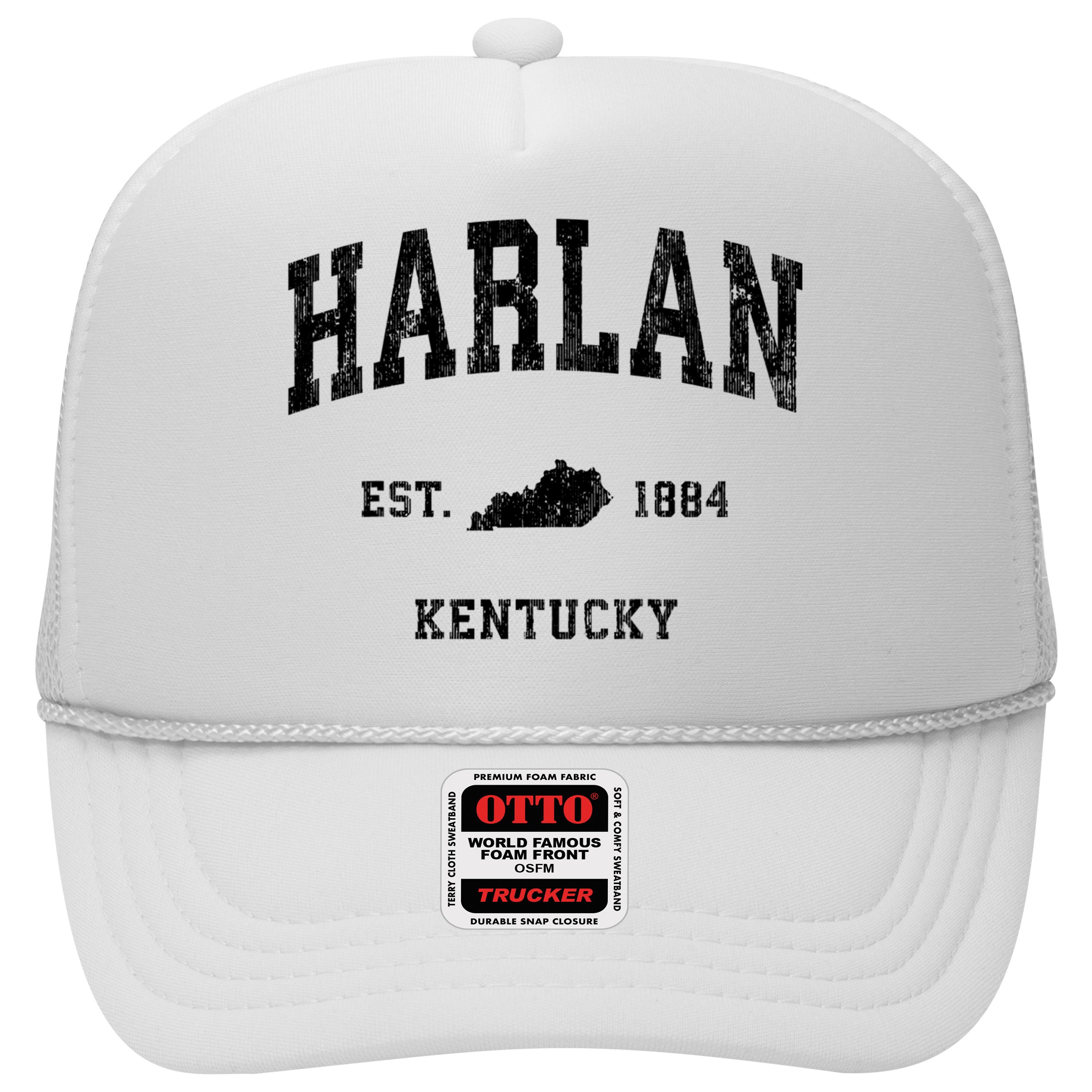 Harlan Kentucky Ky Vintage Established Athletic Sports Design Hat