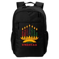 Happy Kwanzaa Kinara Seven Candles Principles Of Kwanzaa Daily Commute Backpack