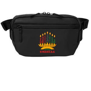 Happy Kwanzaa Kinara Seven Candles Principles Of Kwanzaa Crossbody Pack