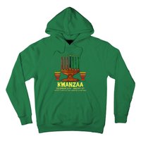 Happy Kwanzaa Kinara Candles African American Christmas Day Hoodie